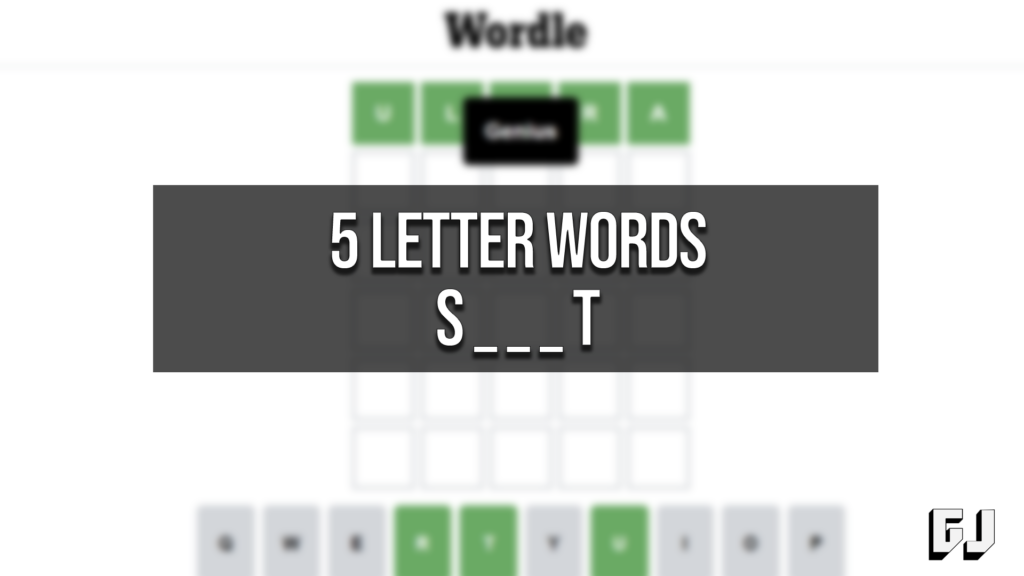 5 Letter Words Starting In Tro