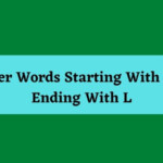 5 Letter Words Starting With S L